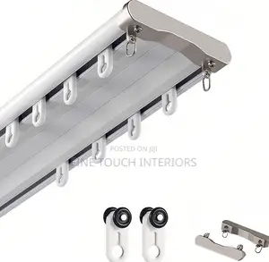 Double Curtain Rails for Offices | Quality Fittings