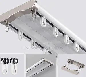 Double Curtain Rails for Offices | Quality Fittings