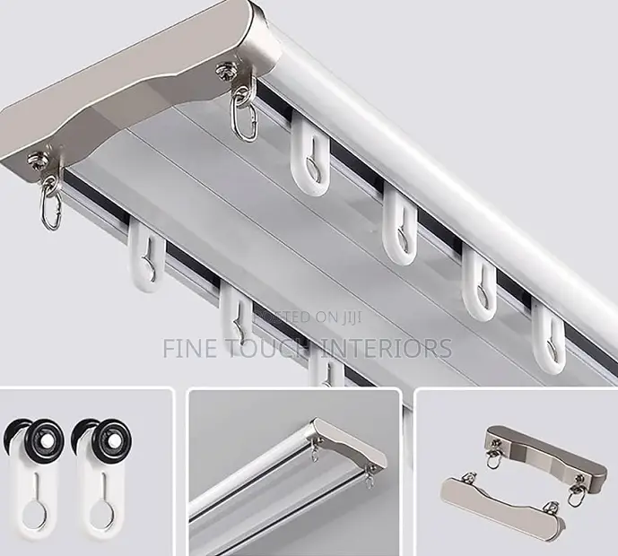 Double Curtain Rails for Offices | Quality Fittings