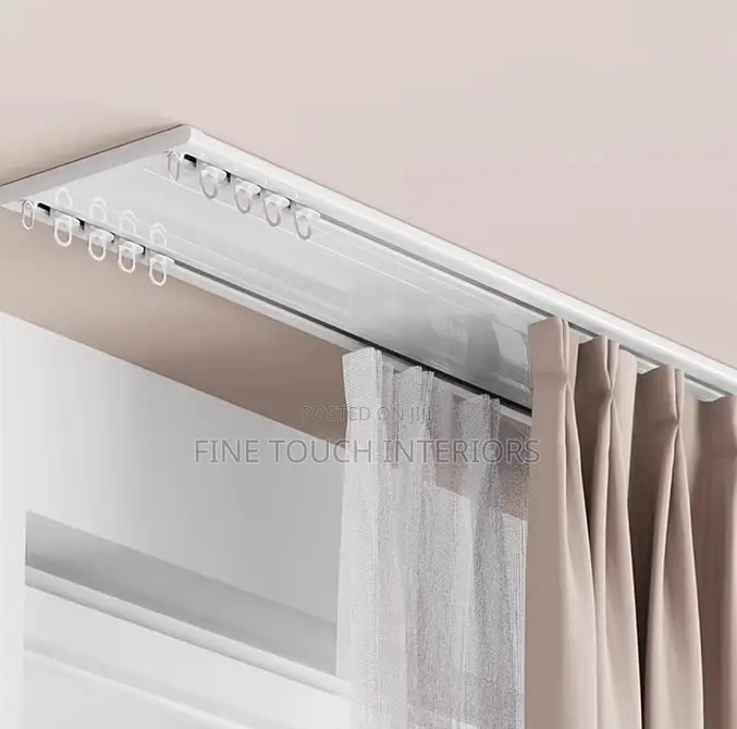 Double Curtain Rails | Office & Home Installation