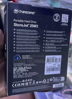 1TB Transend  Portable Hard Drive.