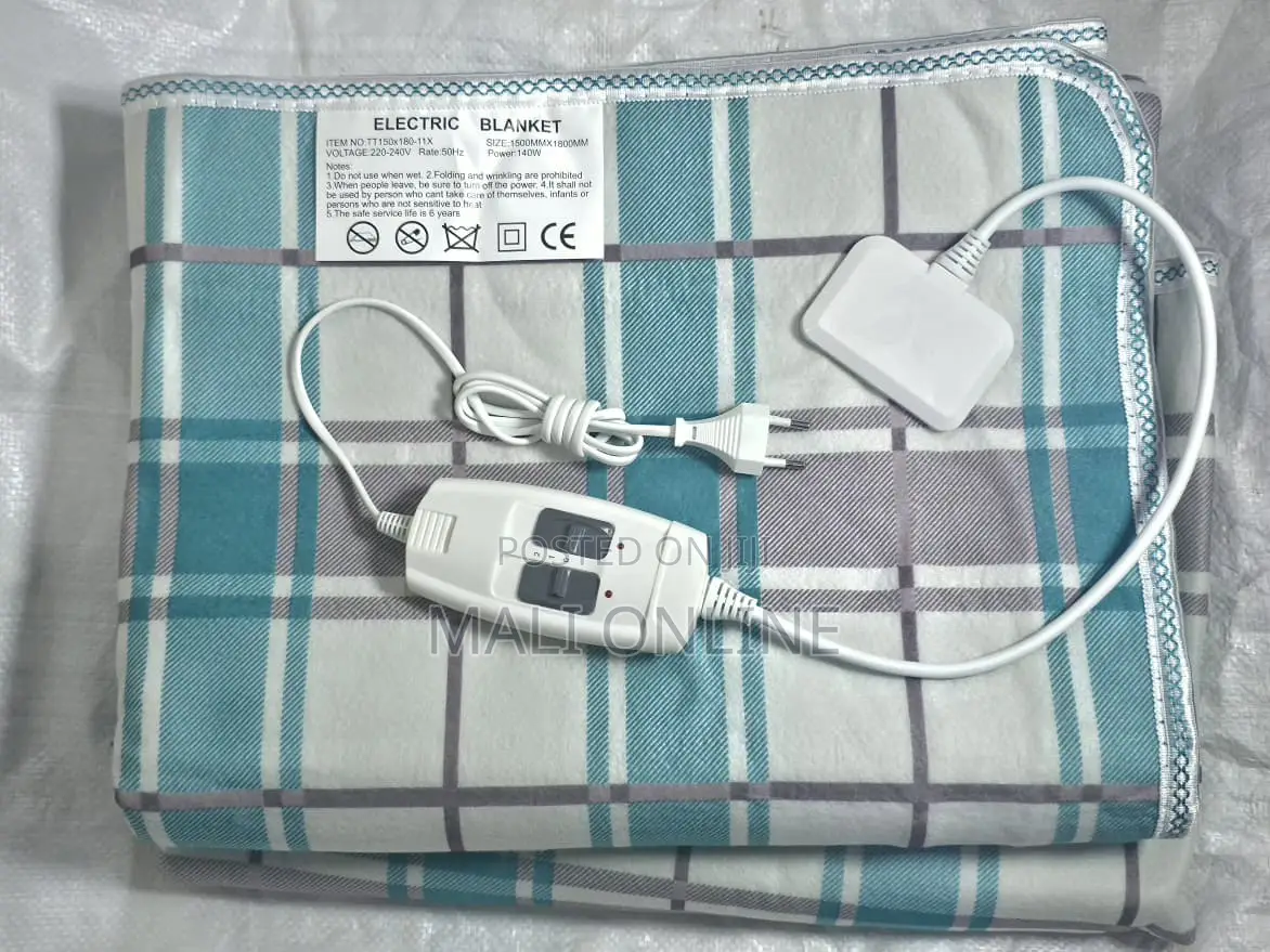 Electric Blanket 150x180cm Double Bed Warmer 140W Fast Heat Auto-Off