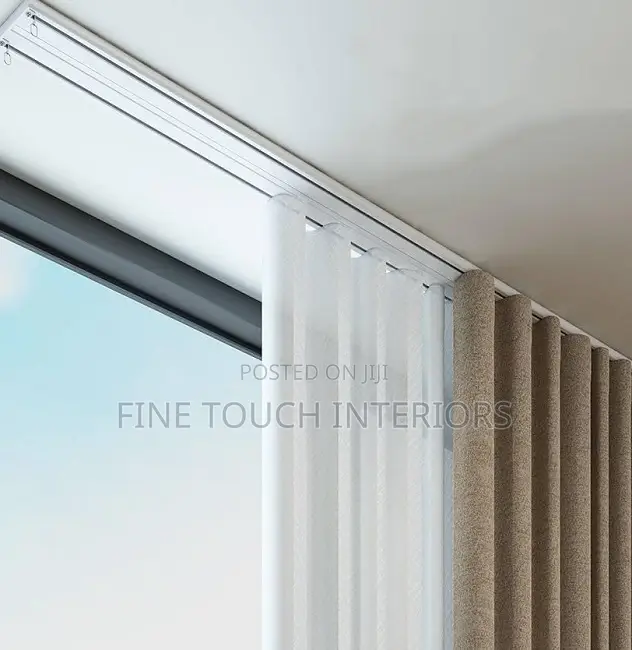 Double Curtain Rails for Airbnb
