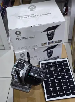 Dual Lens 4G Solar Camera – Smart Wireless Security CCTV Camera