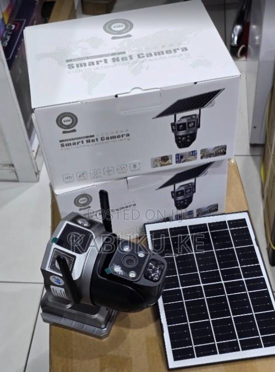 Dual Lens 4G Solar Camera – Smart Wireless Security CCTV Camera