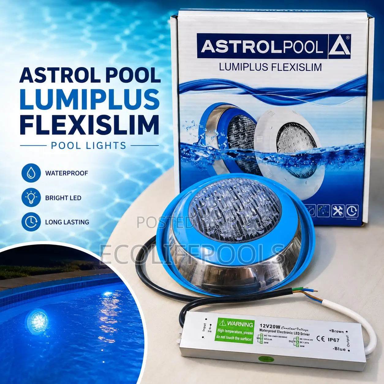 Swimming Pool Wall Mounted Led Lights