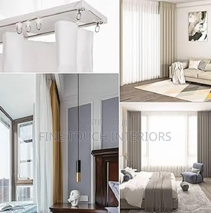 Multi-Purpose Double Curtain Rails