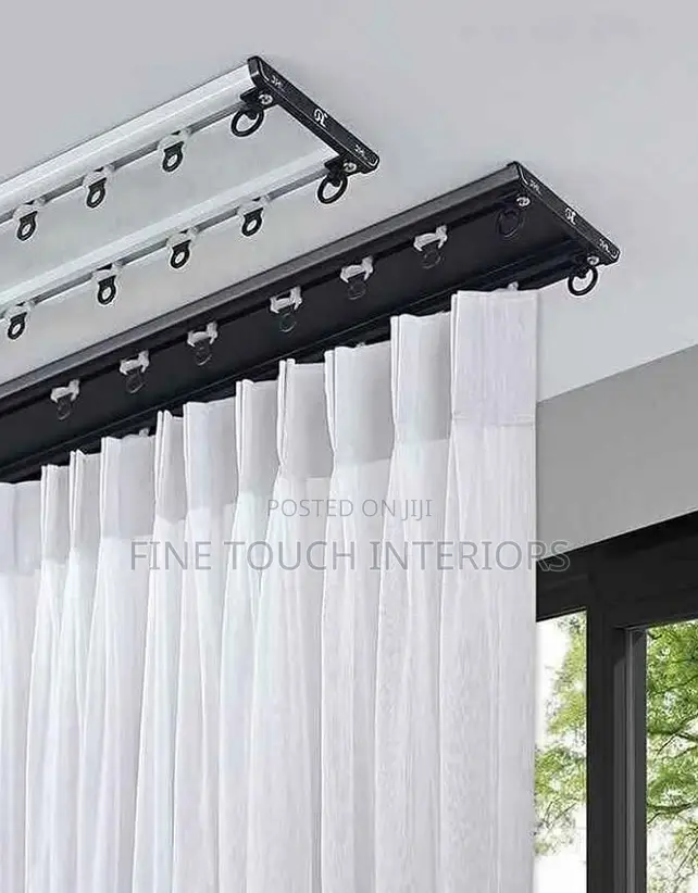 Multi-Purpose Double Curtain Rails