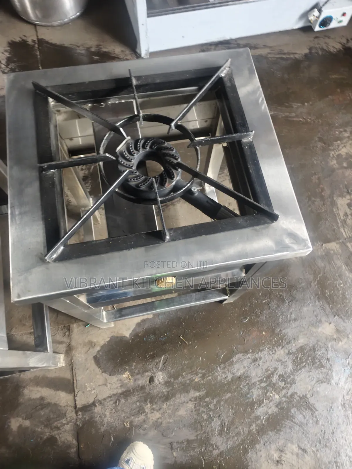Single Burner Stainless Steel Commercial Cooker