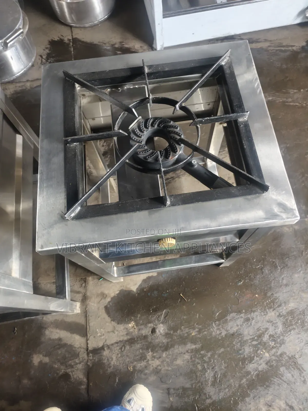 Single Burner Stainless Steel Commercial Cooker