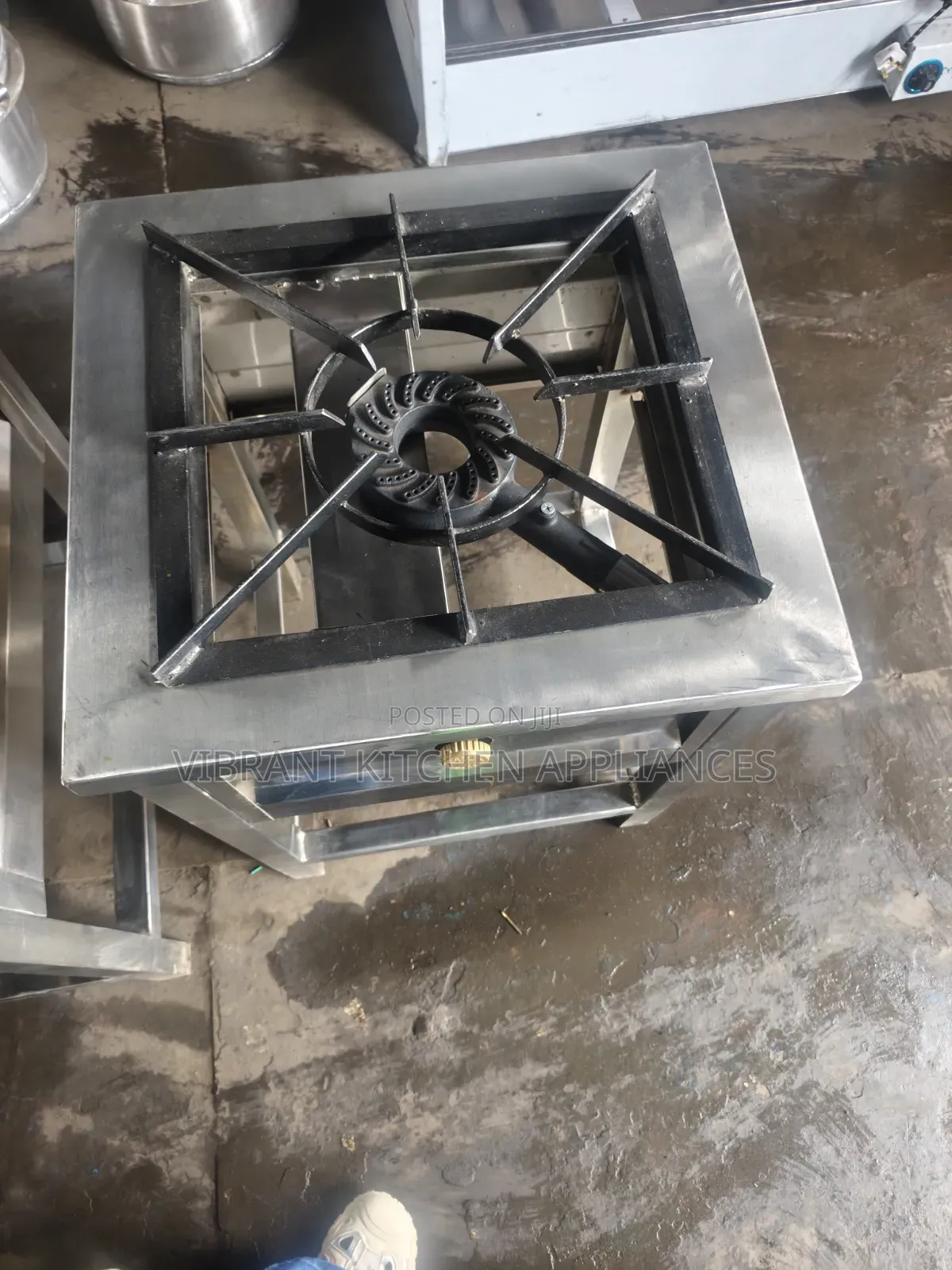 Single Burner Stainless Steel Commercial Cooker
