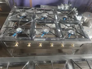 Six Burner Stainless Steel Commercial Cooker