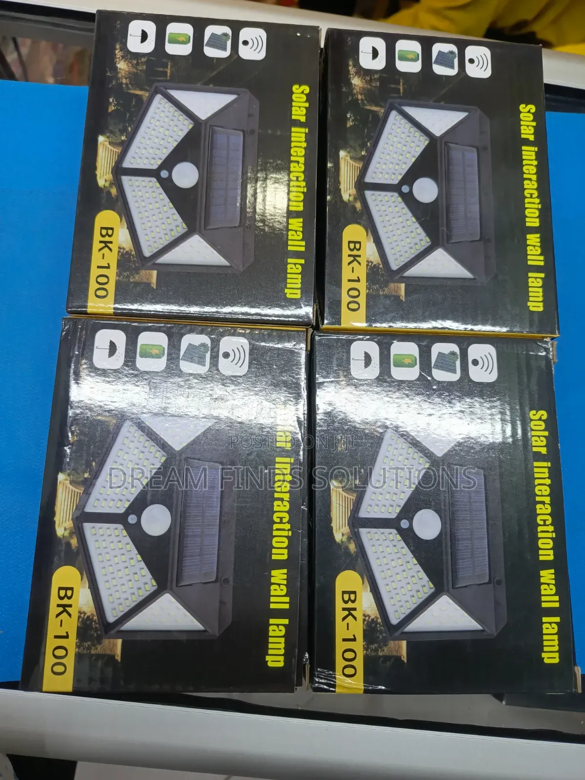 4 Pieces the Astro-Glow 100: Solar Matrix Security Light