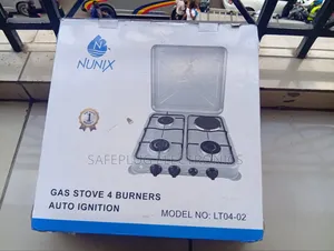 4-Burner Gas Stove With Auto Ignition – Modern Kitchen Essential
