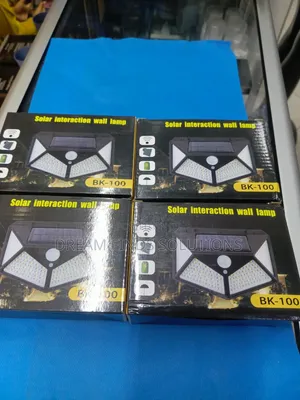 4 Pieces✅✅EcoSentry BK-100: Wide-Angle Solar Intelligence Lamp