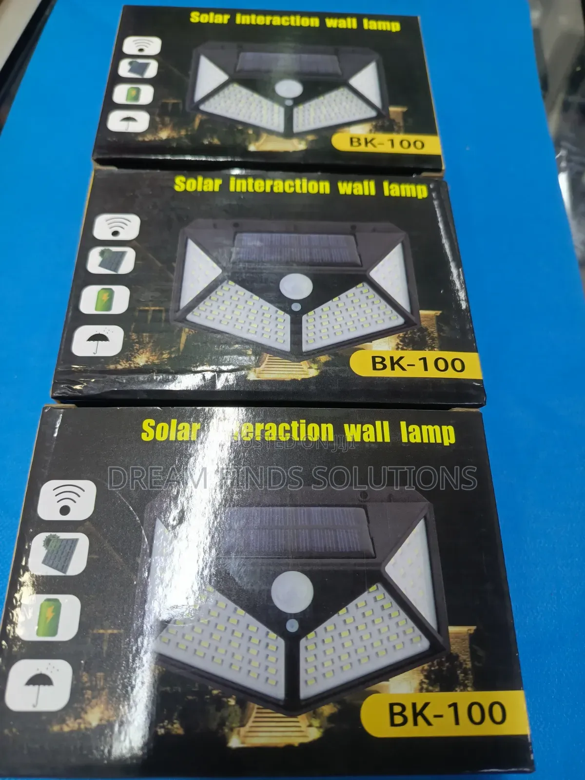 3 Pcs. SunPulse 100 LED: Motion-Activated Outdoor Security Beam