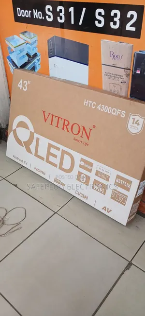 Vitron 43" QLED Smart TV – 4K Ultra HD