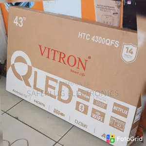 Vitron 43" QLED Smart TV – 4K Ultra HD