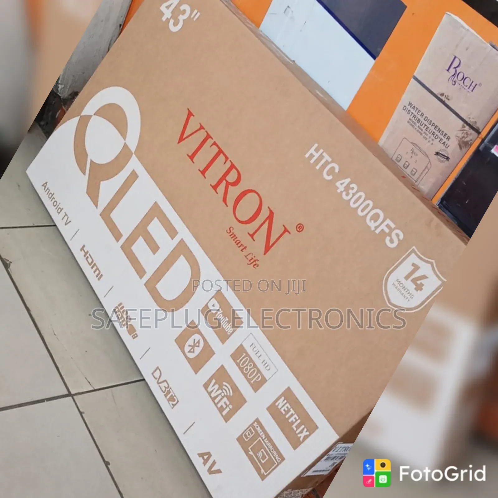 Vitron 43 Inch QLED Smart TV – Stunning Picture Quality
