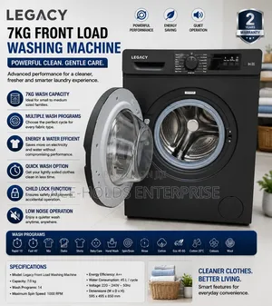 Multiple Wash Programs - Legacy 7KG Front Load Washing Machine