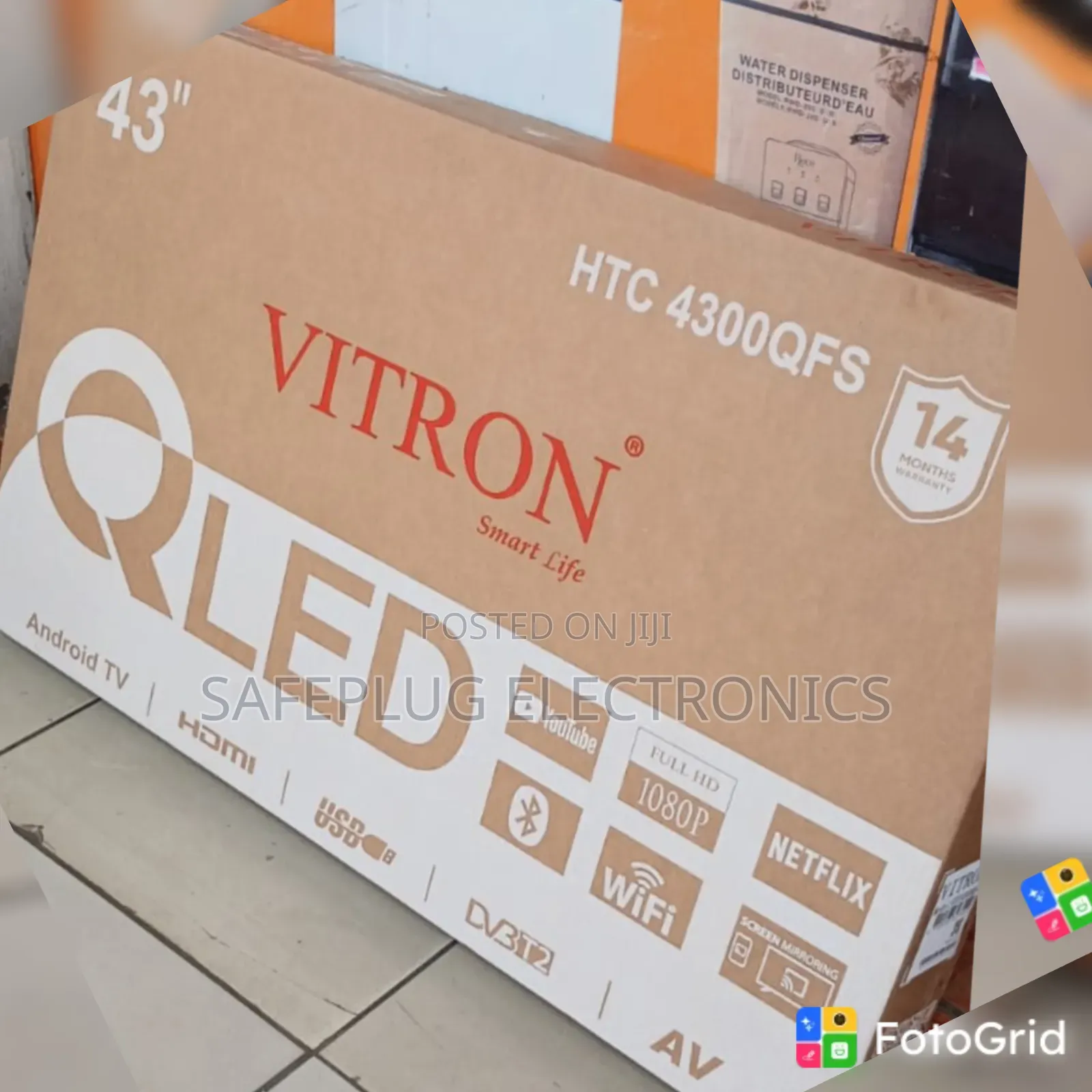 Vitron 43" QLED Television – Smart Entertainment