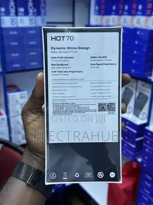 New Infinix Hot 70 128 GB Black