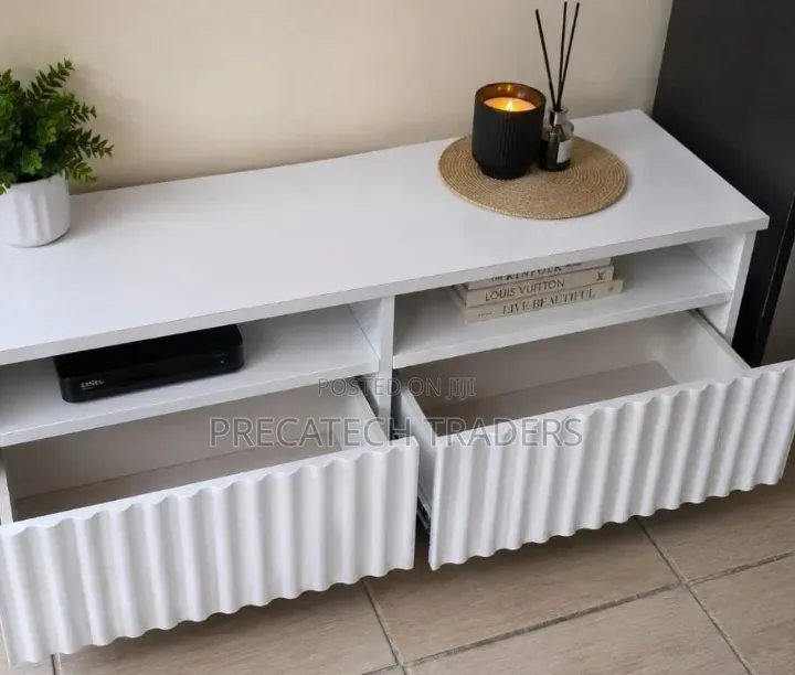 Modern Luxury TV Stand | Shelves & Storage Cabinet
