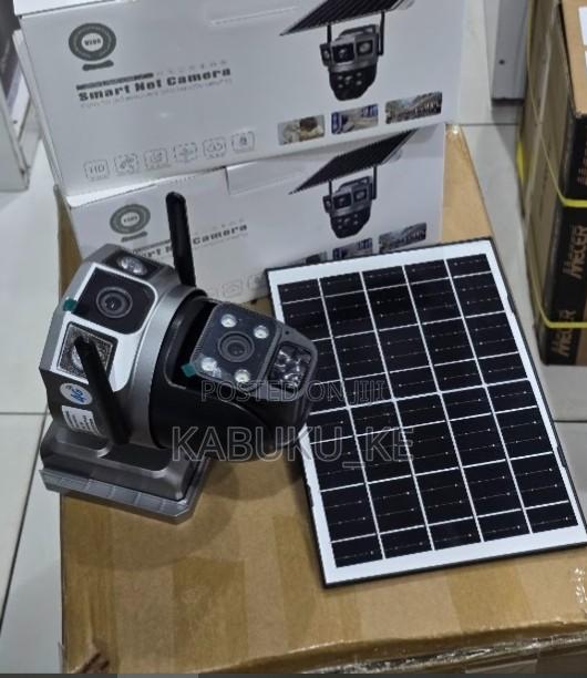 V380 Solar 4G Wireless CCTV Camera -Waterproof, Night Vision + Audio