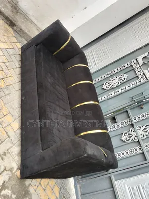 Black 3 Seater Sofa
