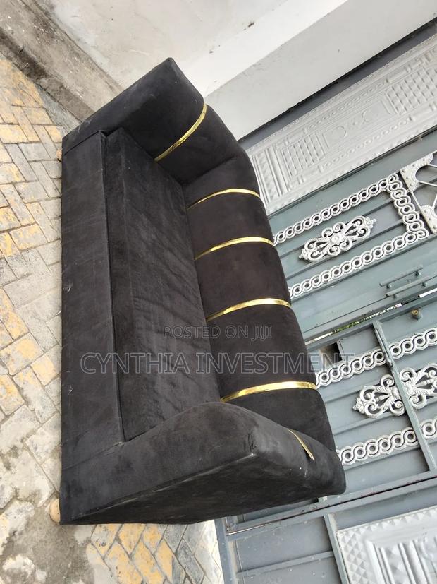 Black 3 Seater Sofa