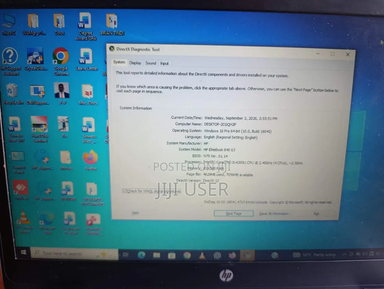 HP Laptop - Elitebook 840 G3