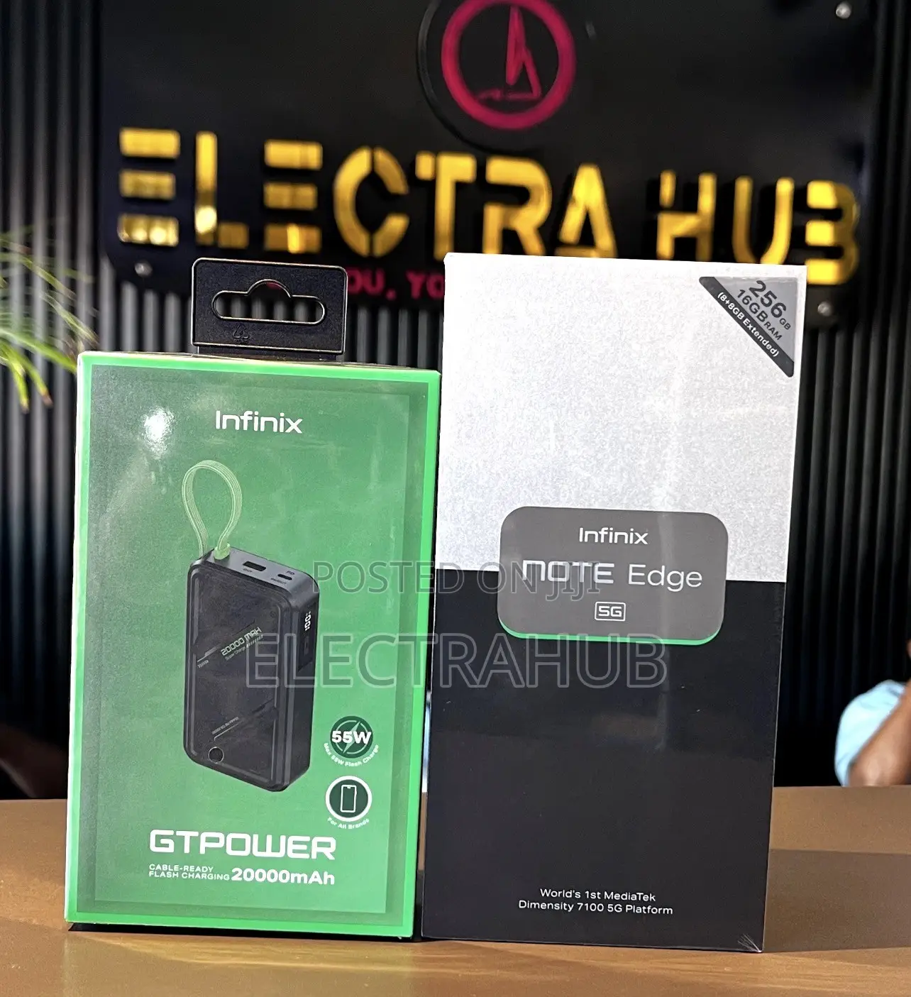 New Infinix Note Edge 256 GB Gray