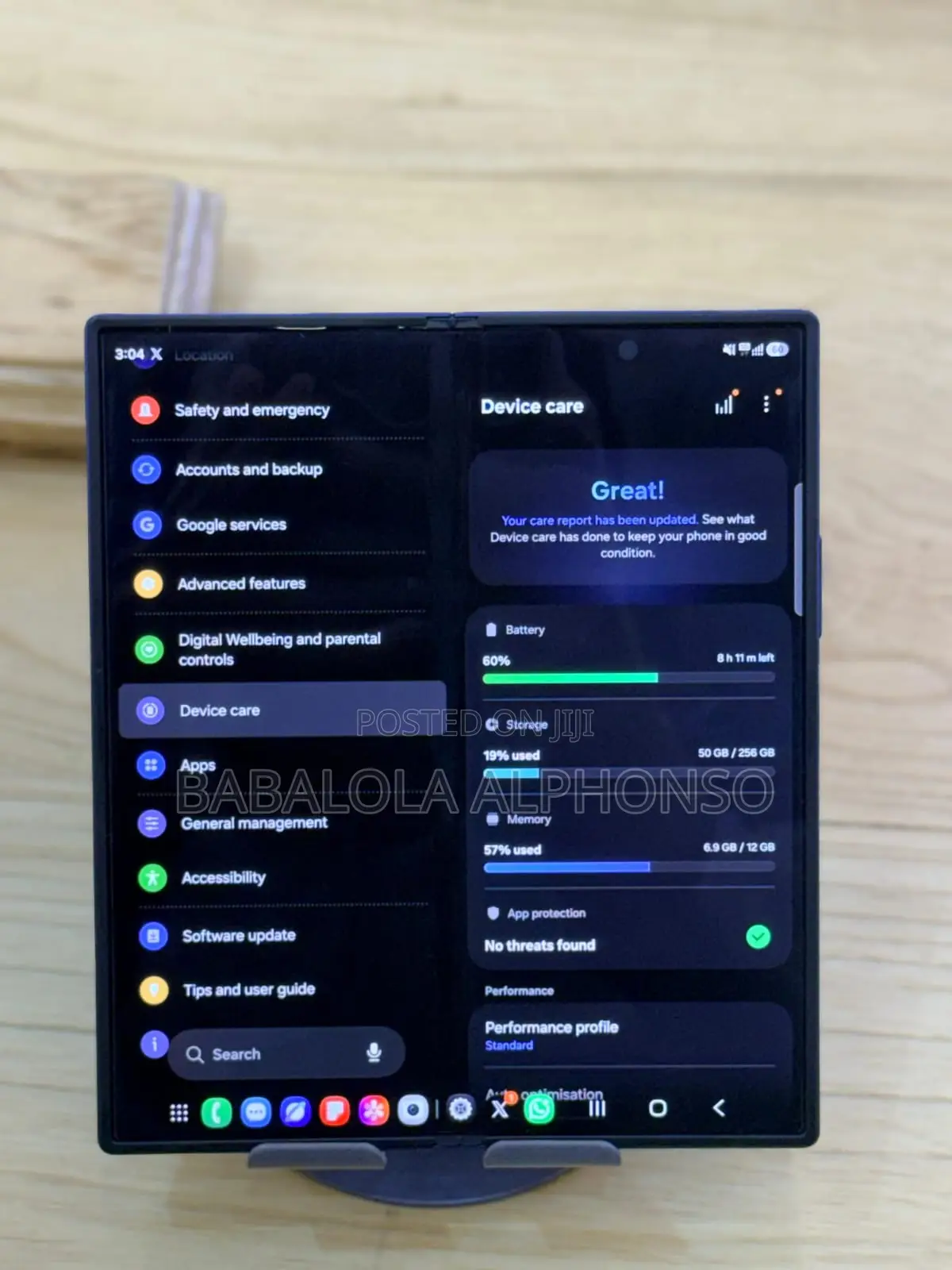 Samsung Galaxy Z Fold6 256 GB Blue