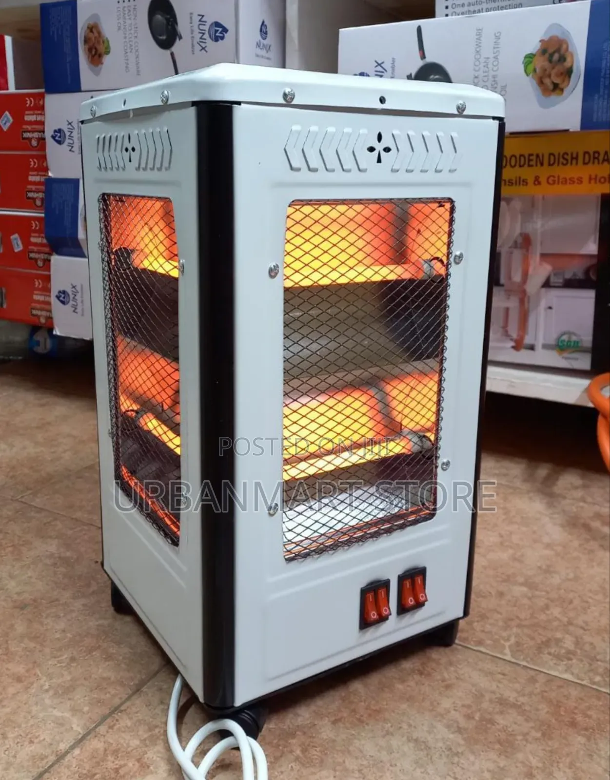 Premier 10 Quartz Room Heater With Adjustable Heat Settings
