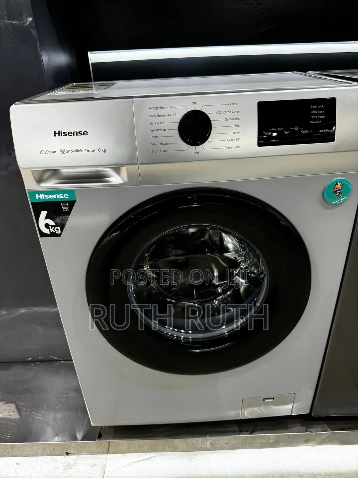 Hisense Washing Machine 6kg Front Load