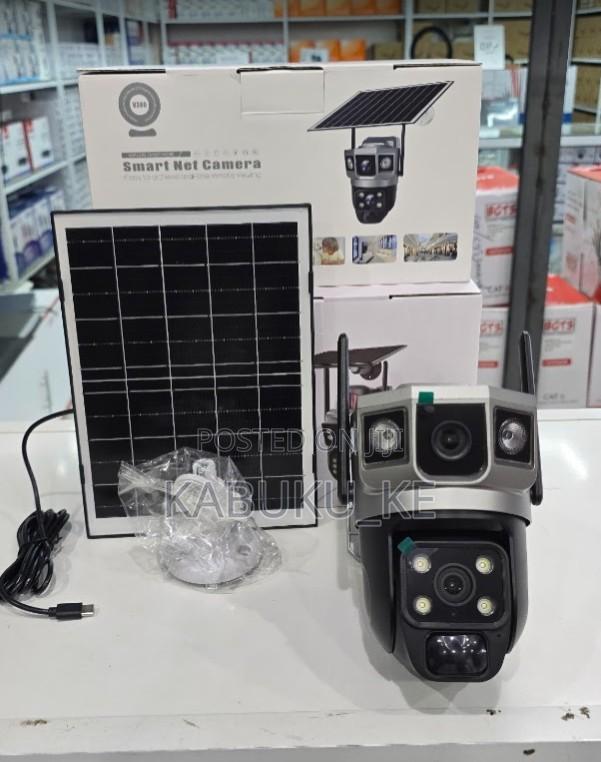 4G Simcard Dual Lens Solar Powered Camera CCTV V380 Camera Simcard
