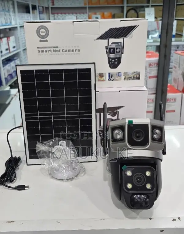4G Simcard Dual Lens Solar Powered Camera CCTV V380 Camera Simcard