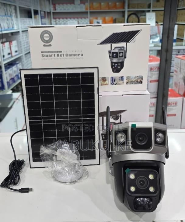 Intelligence V380 Pro Solar Sim Card Solar Camera Dual Lens
