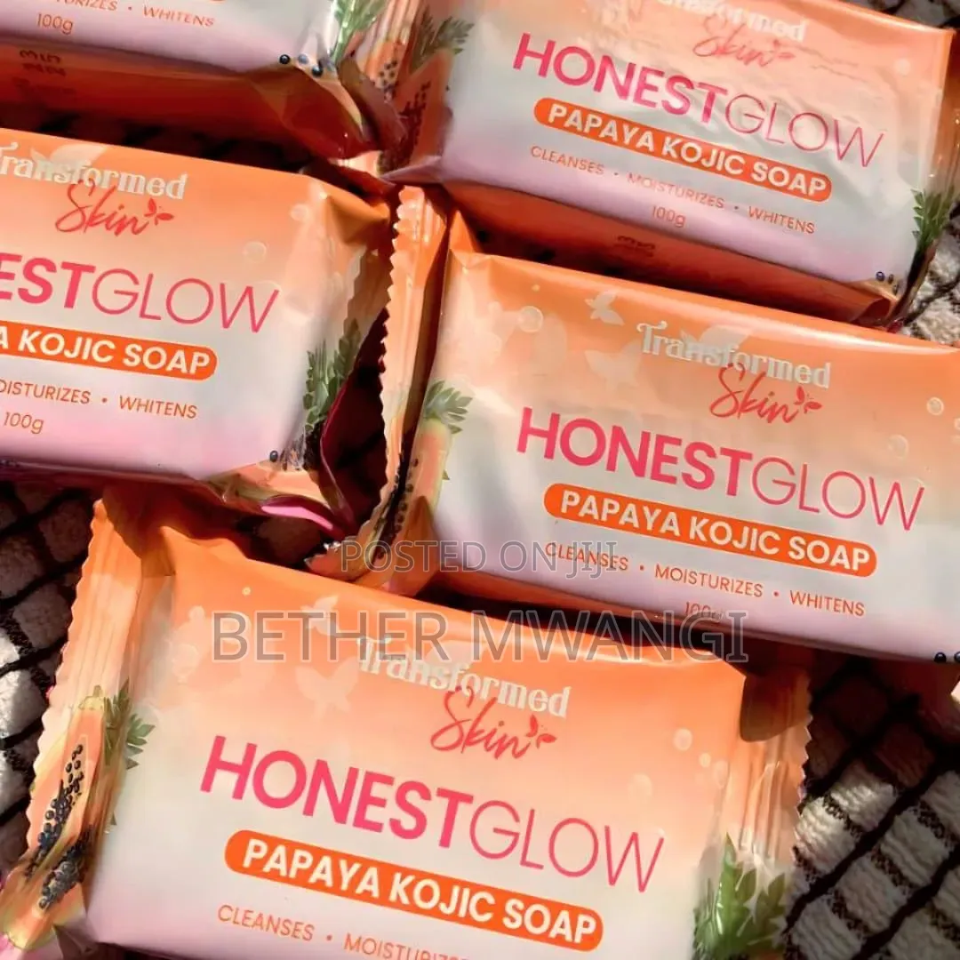 HonestGlow Papaya Kojic Soap in Kenya