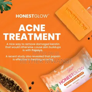 HonestGlow Papaya Kojic Soap in Kenya