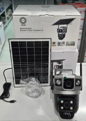V380 Pro Outdoor Solar Camera – 4g Sim Smart Security System