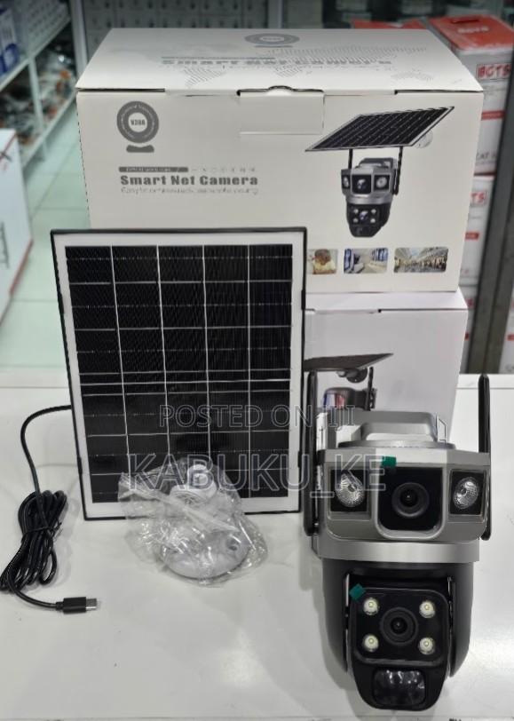 V380 Pro Outdoor Solar Camera – 4g Sim Smart Security System