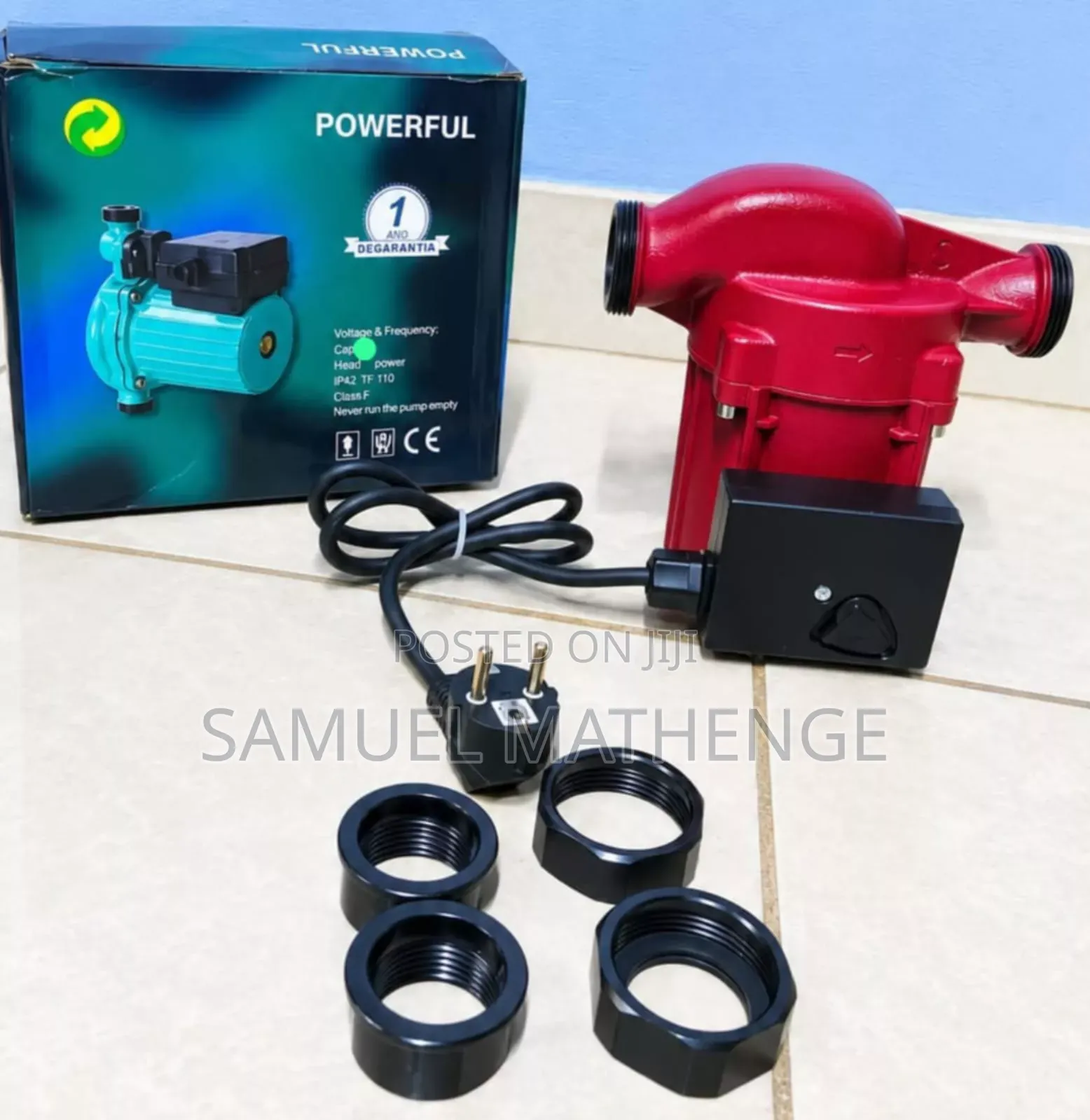 Powerful Water Pressure Booster Pump With Accessories