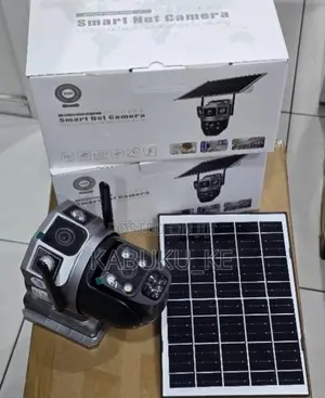Dual Lens 4g Simcard Solar CCTV V380 Pro Security Camera