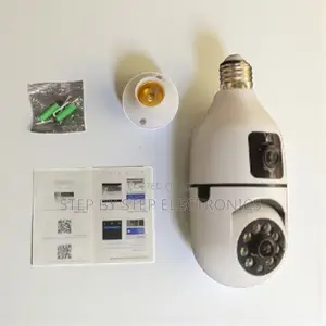Smart Remote View Security Dual Lens PTZ WiFi Bulb Camera
