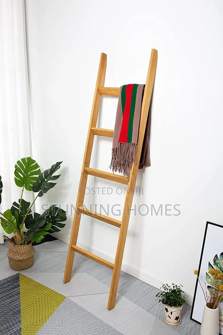 Bamboo Ladder Towel Holder