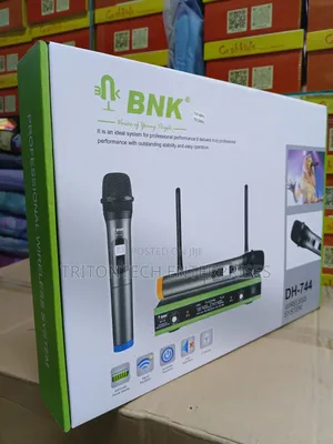 Unplugged Perfection — BNK DH-744 VHF Dual Channel Wireless Mics