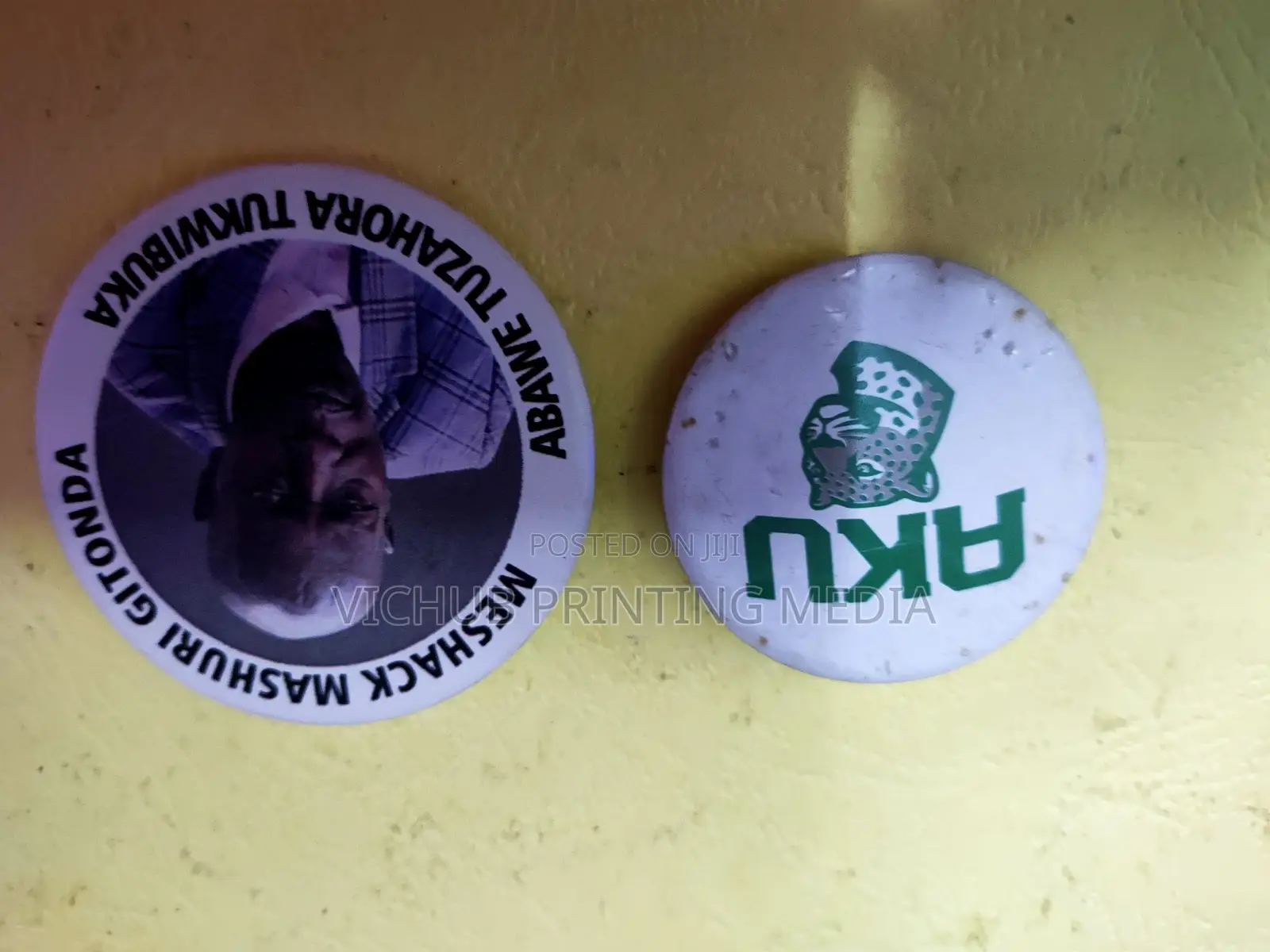 Custom Memorial / Campaign Pin Badge