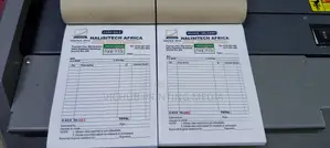 A5 Carbonless NCR Receipt & Invoice Book (2-in-1 Set)