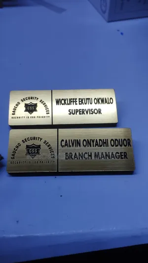 Engraving Services (School Badge and Nametags)